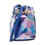 Metalická kabelka se zlatými detaily. NOBO, 872 Kč