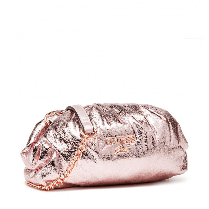 Růžová metalická kabelka. GUESS, 966 Kč