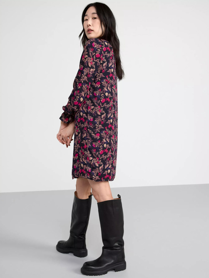 Florální podzimní šaty. Lindex, 1299 Kč