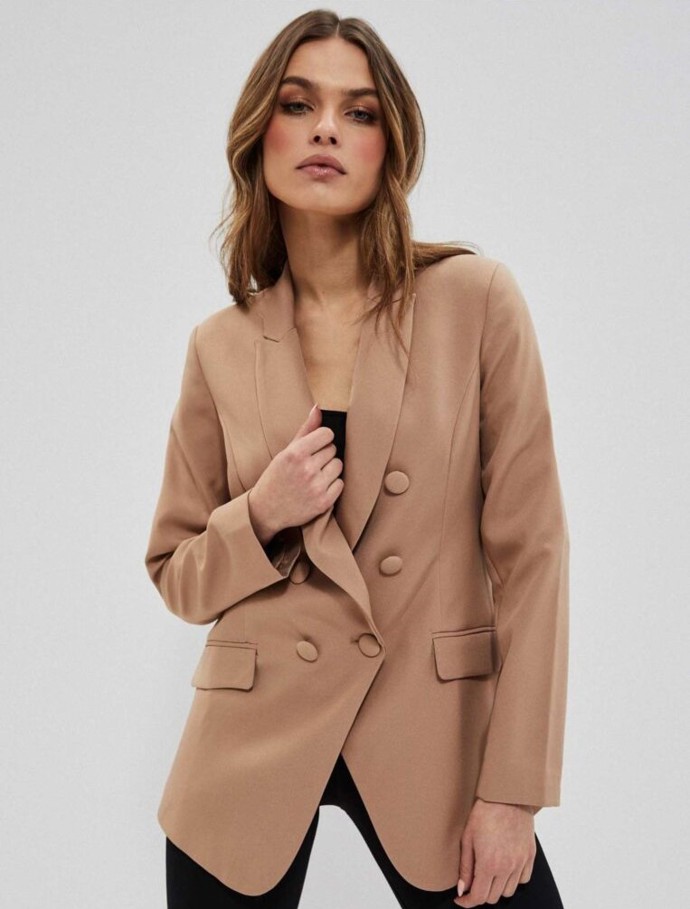 Béžové dámské sako Moodo. ZOOT, 609 Kč