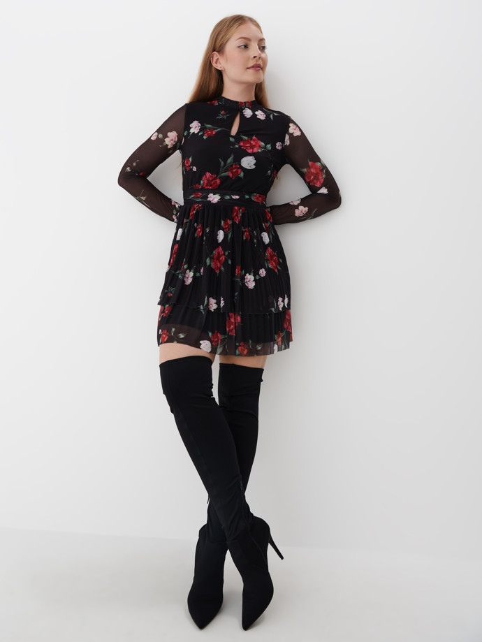 Šaty s květinovým vzorem. Mohito, 899 Kč