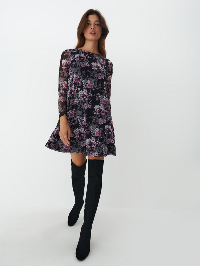 Šaty s květinovým vzorem. Mohito, 549 Kč