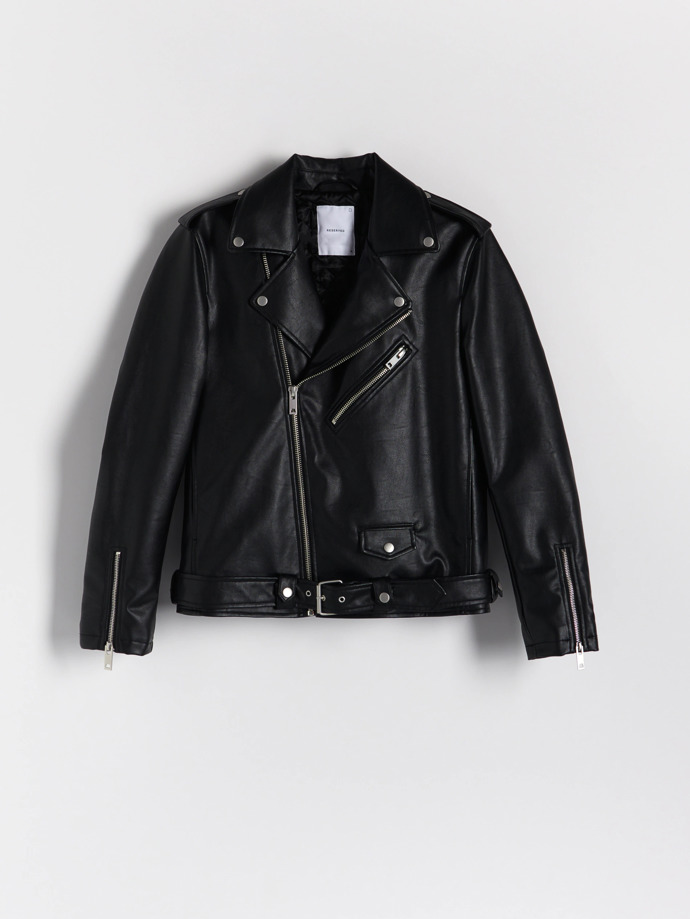 Bunda křivák s páskem. RESERVED, 1599 Kč