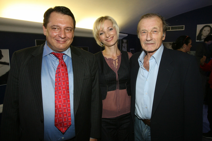 Na fotografii zleva: Jiří Paroubek, Petra Paroubková a Radoslav Brzobohatý.