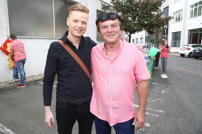 Pavel Dytrt se svým otcem Pavlem Trávníčkem.