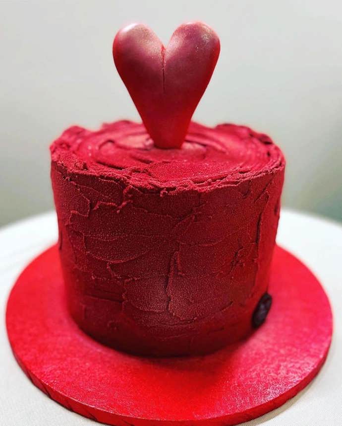 Tento krásný dort Ivka připravila Lucii Bílé k premiéře muzikálu Láska je láska.