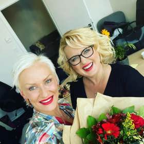 Cukrářka Iva Sarauerová přijala pozvání Milušky Bittnerové do talk show Na kafeečko.