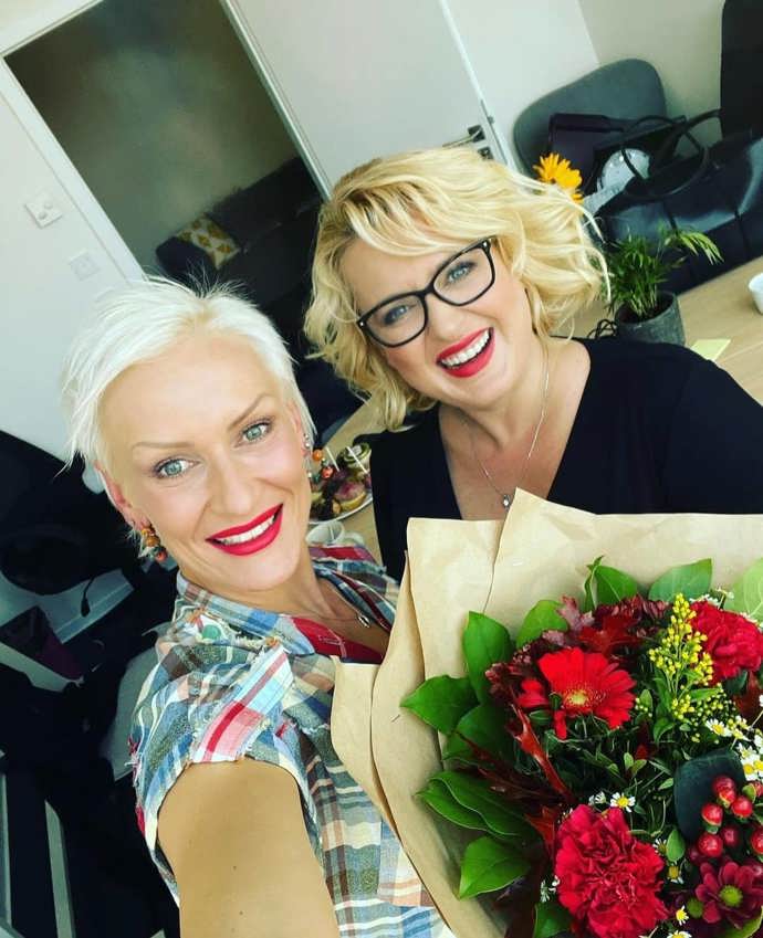 Cukrářka Iva Sarauerová přijala pozvání Milušky Bittnerové do talk show Na kafeečko.