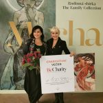 V prostorách Valdštejnské jízdárny vystoupila kromě Barbary Nesvadbové také operní pěvkyně Andrea Kalivodová.