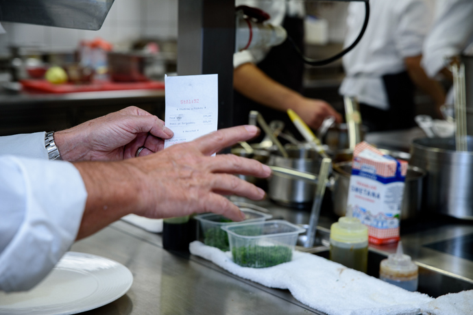 Objednávka jídla v detailu.