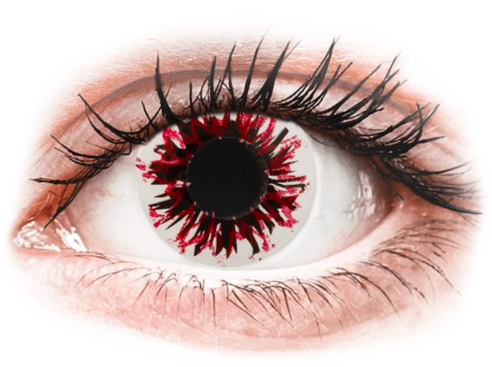 Nejste-li si jistí, jestli dokážete vytvořit dostatečně hrůzný make-up, tyto čočky to zvládnou za vás, úspěch je zaručený. Alensa.cz, 199 Kč