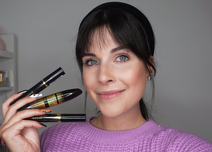 Při líčení řas můžete vybírat hned z několika typů řasenek. Já vsadila na ty od značky Max Factor.