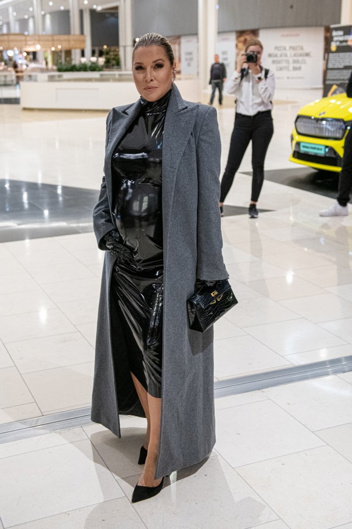 Dominika Cibulková vyrazila na módní akci Fashion LIVE! 2022 v Bratislavě v černých latexových šatech.