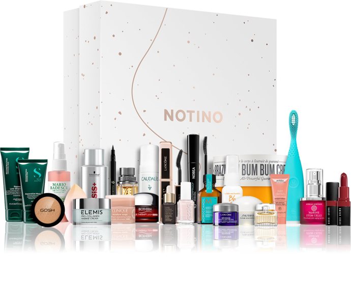 Adventní kalendář značky Notino nabízí průřez luxusními značkami včetně parfémů. Hodnota 25 produktů překračuje 12 tisíc korun a ke koupi je za rovné 3000 Kč. 