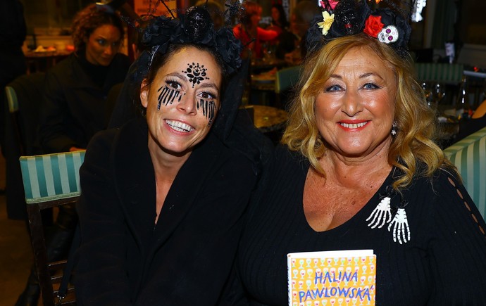 Dcera Haliny Pawlowské Natálie se vyzdobila v duchu dress codu události, kterým byl Halloween.