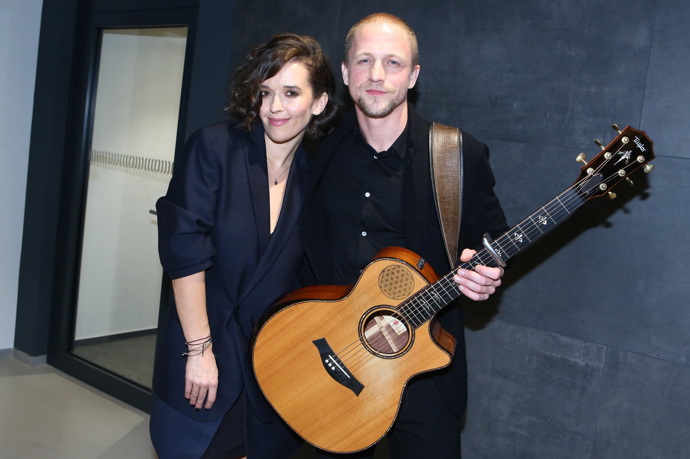 S manželkou Tamarou Klusovou. 