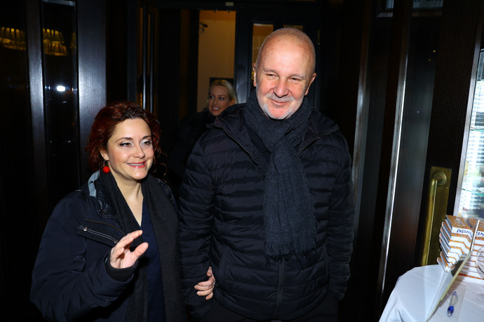 Ondřej Soukup a Lucia Šoralová si užívali volného večera bez dětí.