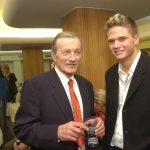 Ondřej Gregor Brzobohatý s otcem Radoslavem na snímku z roku 2004.