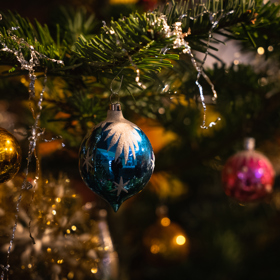 V severních Čechách se zdobilo hlavně ručně vyráběnými baňkami z Jablonexu.