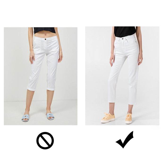 Příjemně omladit vás může i tak nepatrný rozdíl v délce kalhot. Pepe Jeans, 1 209 Kč