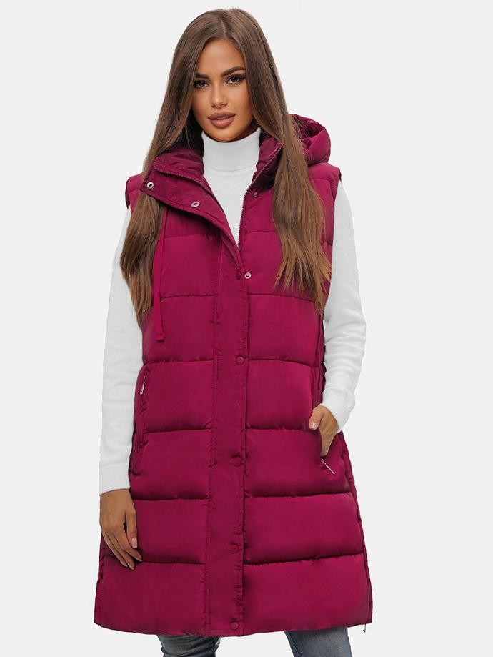 Teplá zimní vesta spojená s bílým rolákem je perfektní na každodenní využití. Ozonee, 1 199Kč