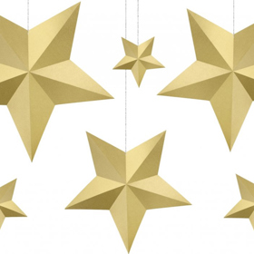 Závěsné papírové ozdoby. Partico, 250 Kč
