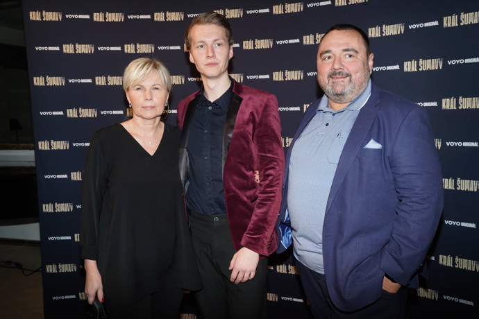 Ivan Vodochodský s manželkou Dášou a talentovaným synem Vojtěchem, který je také hercem.
