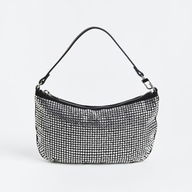 Kabelka zdobená štrasem. H&M, 379 Kč