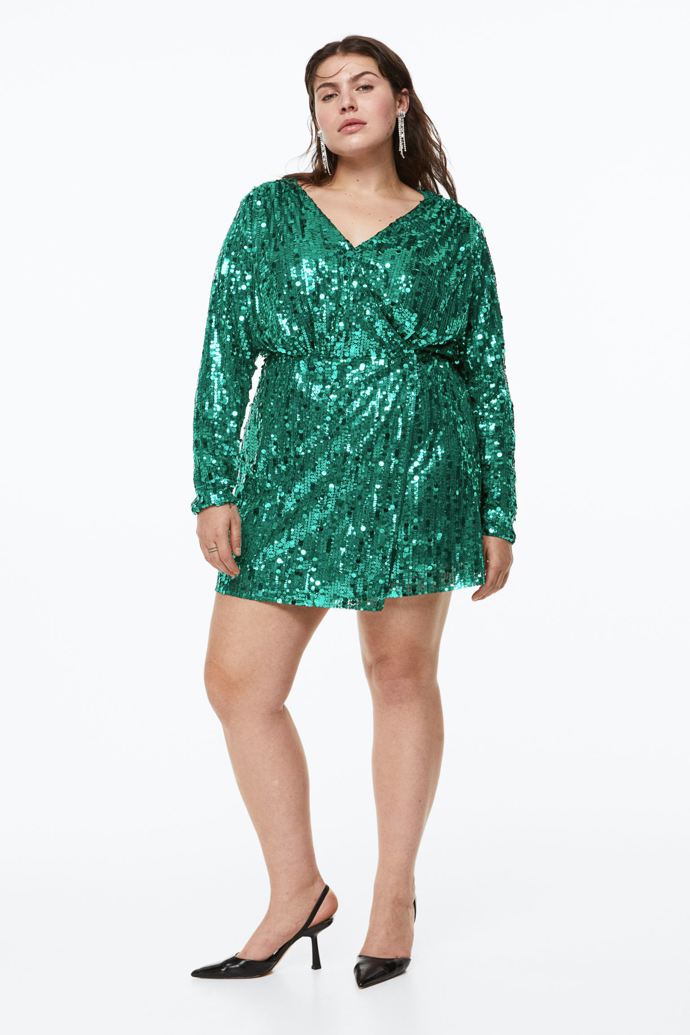 Zelené krátké šaty H&M, 1 299 Kč