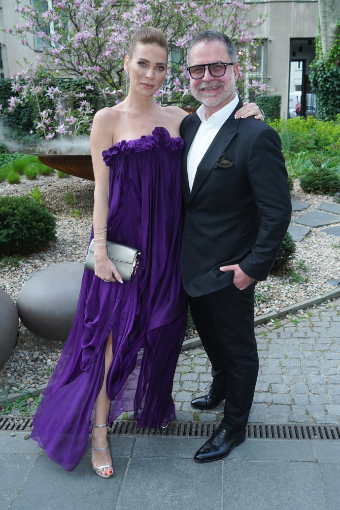 Andrea Verešová se svým dvorním stylistou Martinem Gruntorádem.