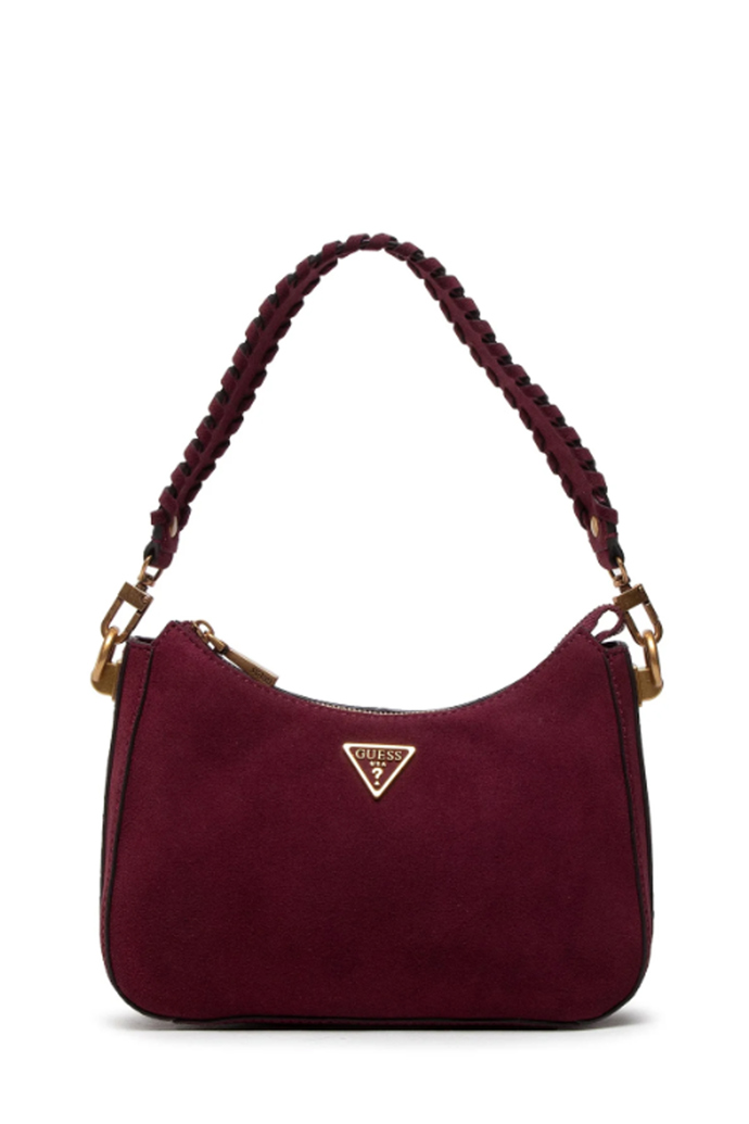 Semišová bordó kabelka Kaoma. GUESS, 2 549 Kč