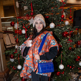 Michaela Tomešová si libuje, že se o vánoční výzdobu doma postarali její dva synové.