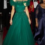Na Jamajce v březnu 2022 předvedla Kate dokonalé zelené šaty od britské návrhářky Jenny Packham.