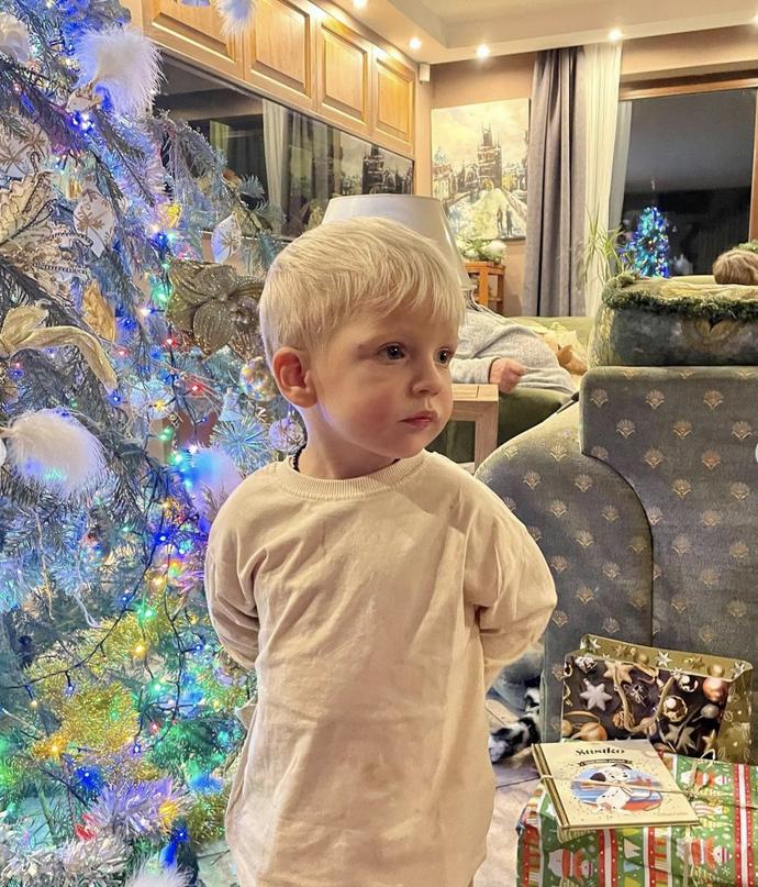 Středem pozornosti byl samozřejmě nejmladší člen rodiny – Vendulin syn Pepíček.