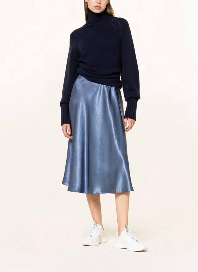 Modrá lesklá sukně značky MaxMara LEISURE, 2 730 Kč