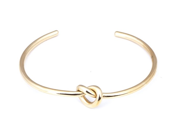 Náramek z chirurgické oceli, pozlacený 14k zlatem. Biju, 389 Kč