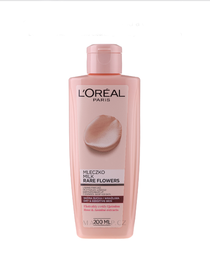 Odličovací mléko pro suchou a citlivou plet'. L'Oréal Paris, 119 Kč