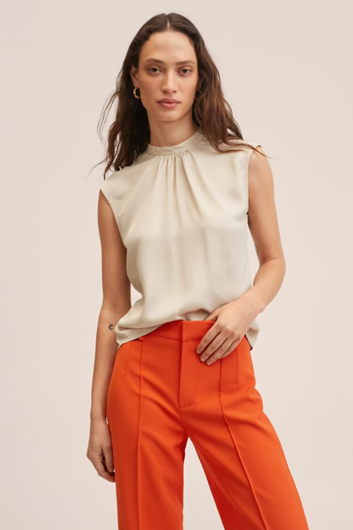 Halenka s krátkým rukávem. Mango, 656 Kč