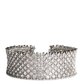 Štrasový náhrdelník choker. H&M, 239 Kč
