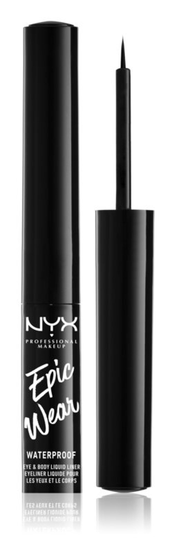 Černé oční linky s matným finišem Nyx, 183 Kč