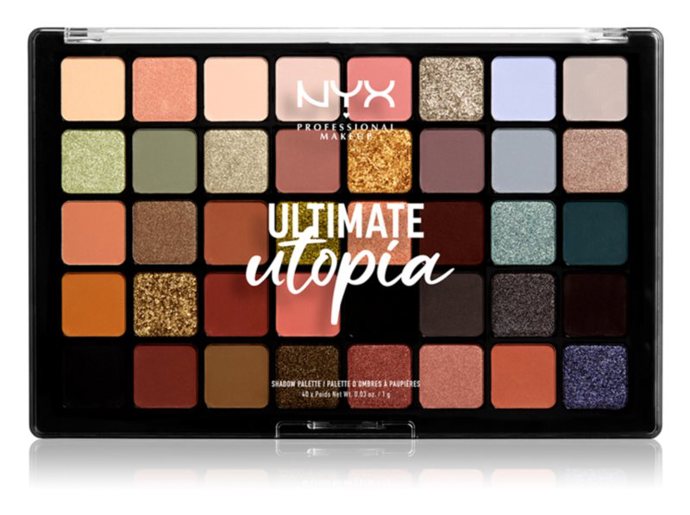 Paletka očních stínů Ultimate Utopia. Nyx, 764 Kč