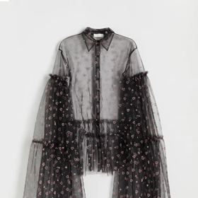 Tylová košile se širokými rukávy Reserved, 799 Kč