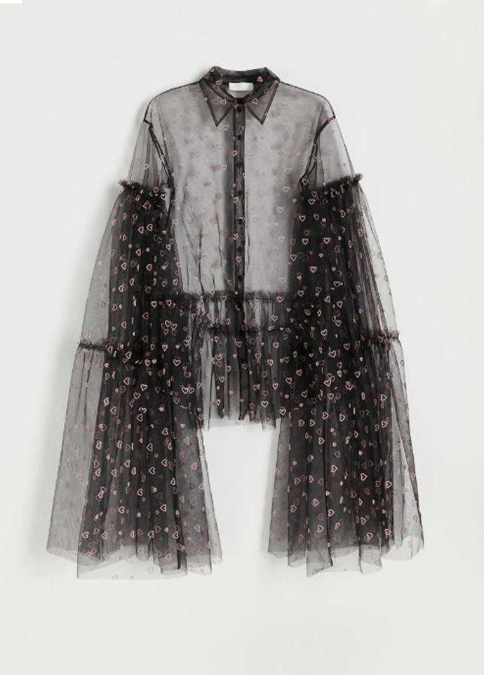 Tylová košile se širokými rukávy Reserved, 799 Kč