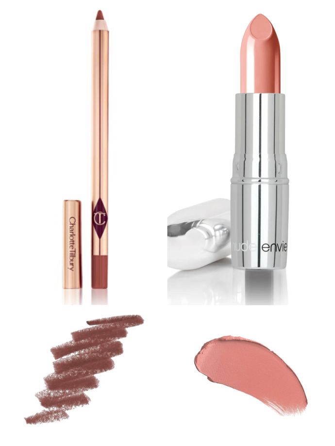 Na líčení Pameliných rtů používá Madrid tři kombinace produktů. Jednou z nich je konturka od Charlotte Tilbury v odstínu Hot Gossip (25 dolarů) a rtěnka Nude Envie (30 dolarů).