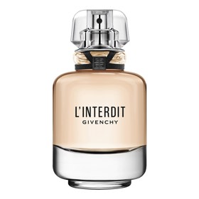 Parfém Audrey Hepburn L’Interdit od Givenchy dnes existuje už v několika verzích. Hubert de Givenchy pro slavnou herečku navrhoval šaty a zároveň pro ni nechal vytvořit i tuto originální vůni. Světu byla představena v roce 1957, ale veřejnost si ji mohla koupit až v 60. letech. V jemné květinové vůni se mísí jasmín, růže, fialka a také dřeviny a trávy. Cena od 1 900 Kč