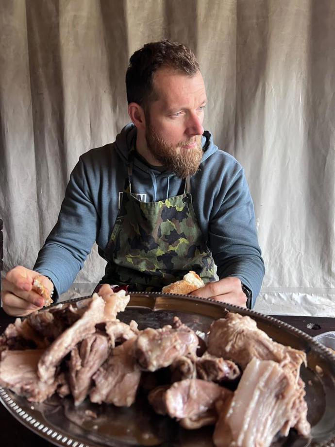 S manželem Pepou mají zabijačkové hody rádi.