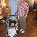 Jaromír Hanzlík se synem Davidem a vnukem Markem v roce 2013.