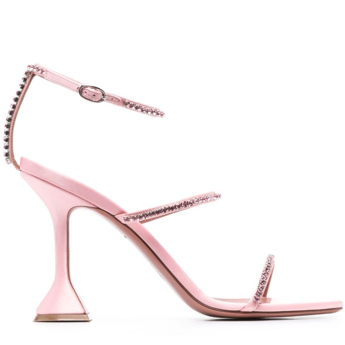 Kožené sandály Amina Muaddi, 950 eur