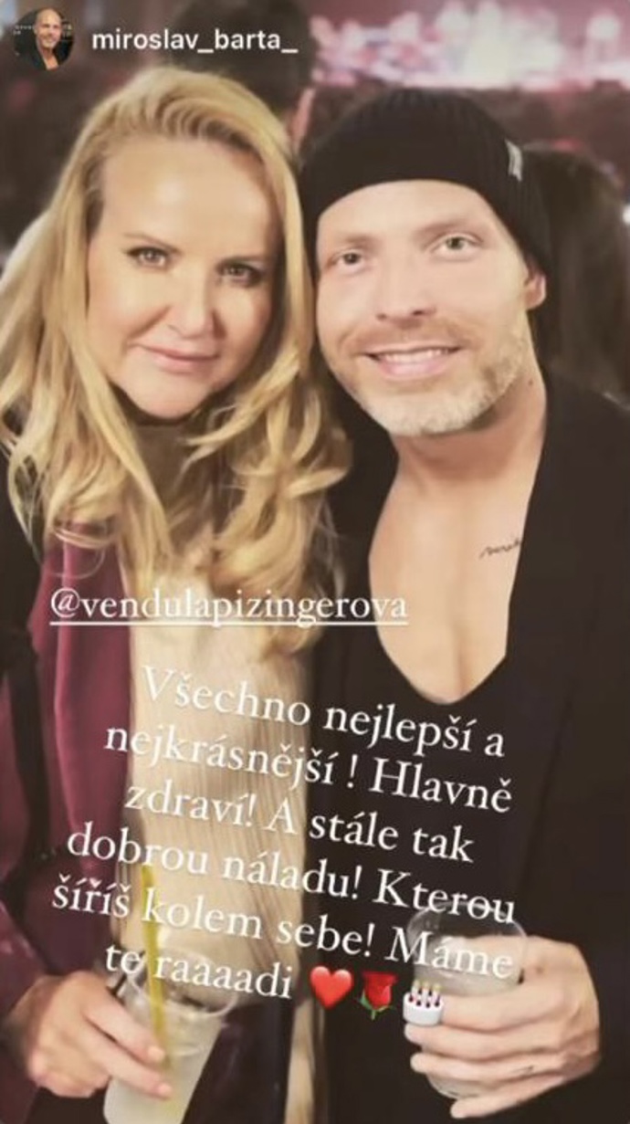 A další přání od kamaráda Miroslava Bárty.