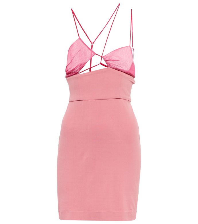 Nensi Dojaka elastické mini šaty. 538 dolarů